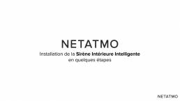 Tutoriel vidéo Netatmo